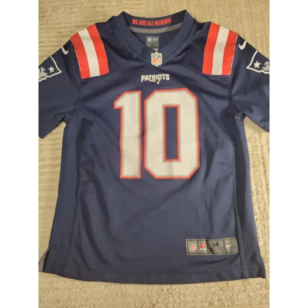 Nike Mac Jones New England Patriots Jersey Youth Medium Boys Kids Children